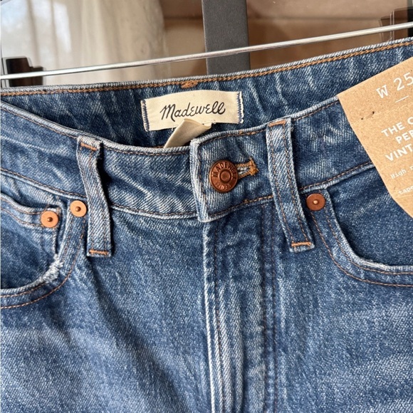 NEW Madewell Jeans curvy the perfect vintage medium wash decateur high waisted - Picture 6 of 9